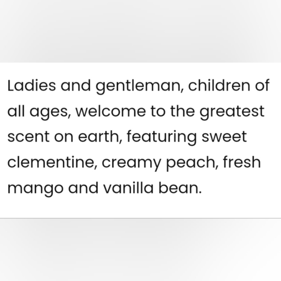 Scentsy Dumbo Circus Parade Sweet Clementine Creamy Peach Mango Vanilla Bean Wax - Picture 2 of 3